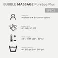 thumbnail image 4 of INTEX PureSpa Plus Spa Gonflable pour 6 Personnes avec Jets, Massage à Bulles, 4 of 12