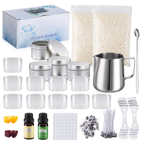 Vaidha 15ml Scented Candles Making Supplies - DIY Gift Kits Include Candle Pouring