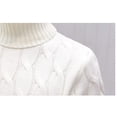 thumbnail image 4 of OmicGot New Men's Thick Turtleneck Sweater Pullovers Male Autumn Winter Solid Color High Neck Knitted Sweaters Knitwear M-3XL, 4 of 6