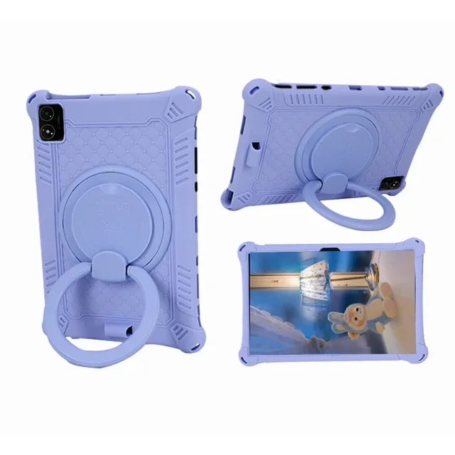Pour Teclast T40 T40S M40 Plus Pro 10,4 Pouces 2021 Case 360 Rotation Stand Enfants Tablette Couverture Teclast T40 5G P20 HD P20S Case Funda Violet Teclast T40 Plus
