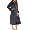thumbnail image 2 of LSLJS Women's Fashion Fall and Winter New Long Sleeve Zipper Pajamas Home Wear, 2 of 4