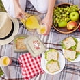 thumbnail image 4 of Fridja Clearance Under 5$ Storage Sandwich Containers Kids Or Adult Lunch 2L for On Meal Cooking Hot Rice Lunch Box, 4 of 5