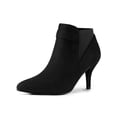 thumbnail image 1 of Unique Bargains Bottines Chelsea à Talons Aiguilles à Bout Pointu pour Femmes, 1 of 8