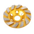 thumbnail image 1 of Amdohai 4in Diamond Segment Grinding Wheel Angle Grinder Disc for Granite Stone Marble Masonry Concrete Cut, 1 of 7