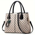 thumbnail image 5 of Trendy Crocodile Print Tote Bag, Large Capacity Multi-pocket Shoulder Bag, Perfect, 5 of 5