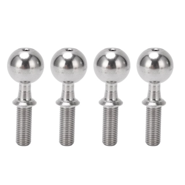 Pivot Ball, Easy To Install And Remove RC Ball Head Screws Delicate Appearance High Strength Wear Resistant For 1/7 1/8 RC Cars