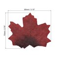 thumbnail image 2 of Unique Bargains Artificial Leaves Fall Maple Autumn Fake Leaf Decoration, Black Burgundy 300 Pack, 2 of 5