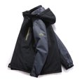 thumbnail image 4 of LSLJS Mens Winter Thickening Velvet Hoodie Warmth Wind Protection Outdoor Coat( Black, L), 4 of 9