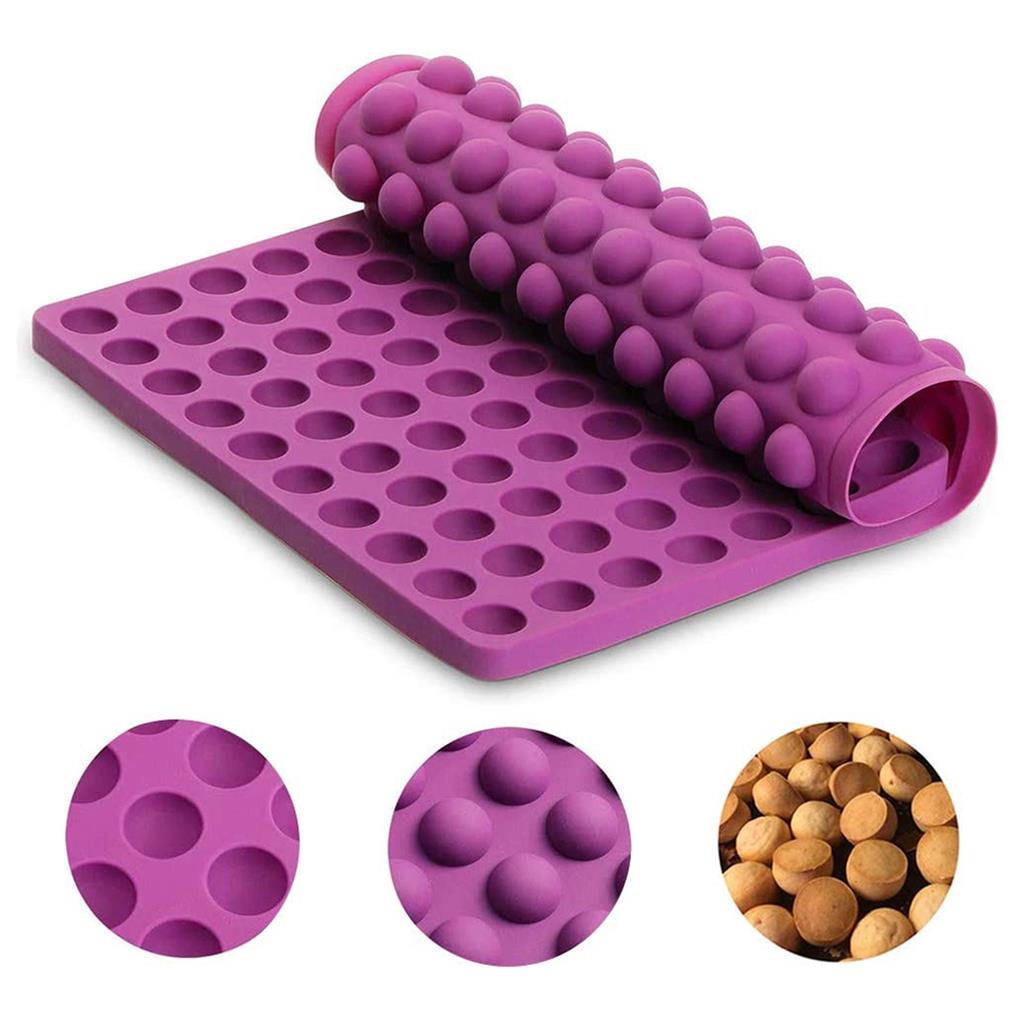 QualitChoice Silicone Oven Mat Non-Stick Samll Cake Biscuit Baking Mold Oven Baking Mat for Microwave Oven
