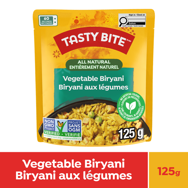 Tasty Bite Vegetable Biryani Rice 8/125g