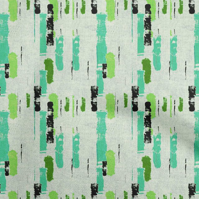 oneOone Velvet Dusty Teal Green Fabric Abstract Stroke With Texture Craft Projects Decor Fabric Printed By The Yard 58 Inch Wide