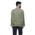 thumbnail image 4 of Atasi Kurta Traditionnel en Coton Imprimé à Col Mandarin pour Hommes Chemise Décontractée, 4 of 5