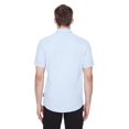thumbnail image 3 of Dark Black Men's Short Sleeve Button-Down Shirt, 3 of 6