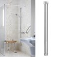 thumbnail image 4 of Shower Arm Extension, Chrome Plated Copper Shower Head Extension Arm Water Outlet Lowers Existing Shower Head, Easy To Install And Durable Shower Pipe Extension For Bathroom 25mm, 4 of 9