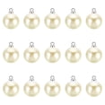 thumbnail image 1 of Unique Bargains Pendentifs Perles Factices 12 mm, Lot de 150 Perles Rondes Imitation Perle, Argent Beige, 1 of 6