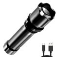 thumbnail image 1 of Camping Flashlight High Brightness Zoomable Compact Size Waterproof Long Irradiation Distance Aluminum Alloy Outdoor Portable Emergency Flashlight LED Torch, 1 of 10