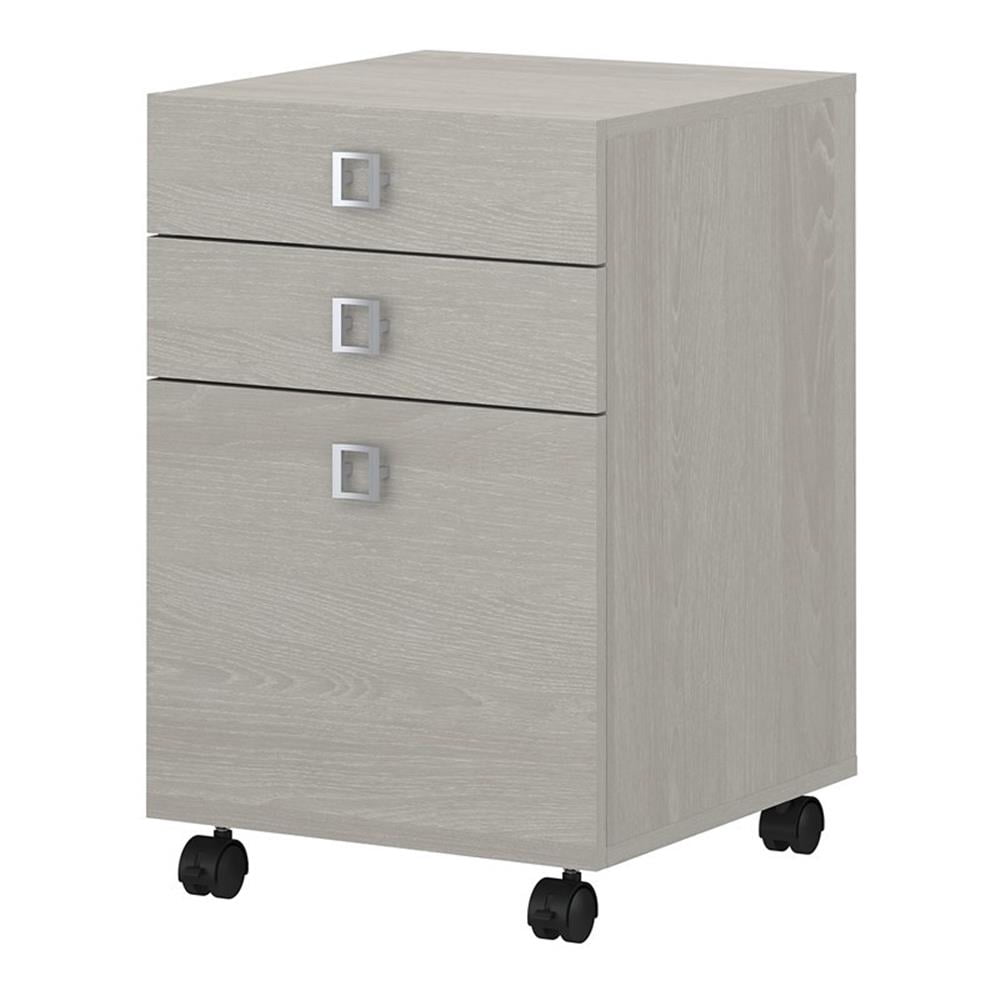 Echo Classeur Mobile à 3 Tiroirs en Sable Gris - Bois d'Ingénierie