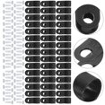 thumbnail image 4 of 200 pcs Cable Clips Cord Management Clips Electrical Wire Clips Wall Cord Clips with Screws, 4 of 8