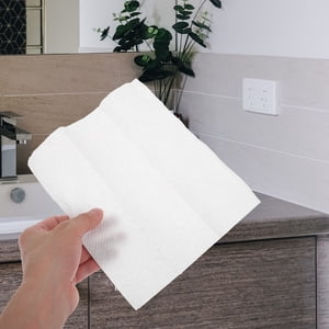 SHINYPASING 180Pcs Disposable Bathroom Hand Towels Soft White Paper Napkins for Hotel Guest Essentials