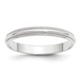 thumbnail image 1 of Bande Demi-Ronde 10KW 3mm LTW Milgrain Taille 11.5, 1 of 3