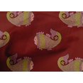 thumbnail image 4 of oneOone Cotton Poplin Fabric Fish Block Printed Fabric 1 Yard 56 Inch Wide, 4 of 4