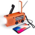 thumbnail image 1 of HLONK Solar Emergency Hand Crank Radio 5000mAh  with Reading Lamp  LED Flashlight  SOS Alarm  Cellphone Charger  Weather Scan Alert for Household Outdoor Survival, 1 of 7