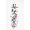 thumbnail image 3 of FixtureDisplays® Greeting Card Rack Display Stand Shelf Wire Metal CDDVD Book Brochure Literature.Pocket Size: 8.2"Wide X 11"High,20 Pockets. 21499-BLACK, 3 of 6