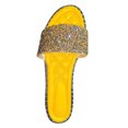 thumbnail image 2 of LSLJS Fashion Flat Sandals Rhinestone Slipper Summer Beach Slipper, Women's Slippers, 2 of 3
