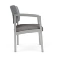 thumbnail image 4 of Lenox Steel Reception Waiting Guest Chair / Silver Steel / Gray / Gray, 4 of 5