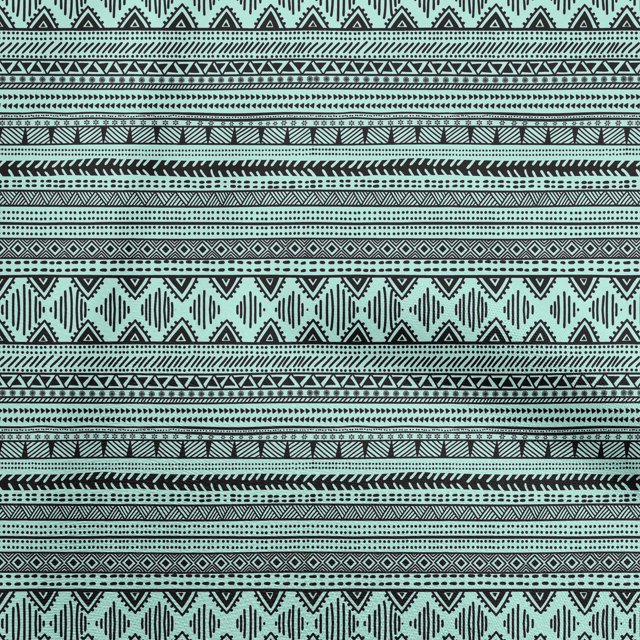 oneOone Velvet Baby Blue Fabric Tribal Sewing Craft Projects Fabric Prints By Yard 58 Inch Wide