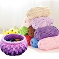 thumbnail image 4 of PENGXIANG Fil Tissé à la Main Épais Panier Couverture Tressée Crochet DIY Fil Fantaisie, 4 of 10