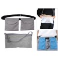 thumbnail image 4 of Support de Vidange Réglable avec Design en Maille de Douche Double Pochette de Vidange Personnel Gris, 4 of 8