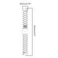 thumbnail image 2 of Acier Inoxydable Solide Compatible pour Samsung Galaxy Watch5 Bracelets de Remplacement Bracelet de Montre en Métal, 2 of 13