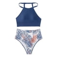 thumbnail image 1 of Womens Bathing Suits Two Piece Womens Solid Bikini Strap Bikini Deep V Sexy Split Swimsuit Set Two Piece Set Swimming Suit Two Piece Bathing Suits for Women Two Piece Sets for Women, 1 of 8