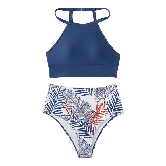 Womens Bathing Suits Two Piece Womens Solid Bikini Strap Bikini Deep V Sexy Split Swimsuit Set Two Piece Set Swimming Suit Two Piece Bathing Suits for Women Two Piece Sets for Women