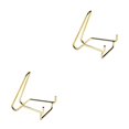 thumbnail image 3 of Baohd Iron Ores Stone Display Stand Desktop Rock Holder Decor Base Home Office Golden M 2Set, 3 of 6