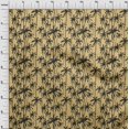 thumbnail image 4 of oneOone Viscose Chiffon Dark Beige Fabric Tropical Tree Craft Projects Decor Fabric Printed By The Yard 42 Inch Wide, 4 of 4