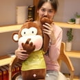 thumbnail image 3 of Large Monkey Stuffed Animal Plush Monkey Toy for Children(Green,50cm), 3 of 5