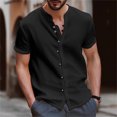 thumbnail image 2 of Men's Shirts Button Down Simple Cotton Solid Pocket Cardigan Sweater Khaki Mens Fall Clothes size XL, 2 of 8