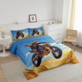thumbnail image 3 of Erosebridal Ensembles de Douillette pour Motocross et Motocyclette, Format Double, Sports Extrêmes, Douillettes et Couettes, Réversible, 3 Pcs, 3 of 8