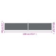 thumbnail image 4 of vidaXL Auvent Latéral Rétractable Anthracite 200x1200 cm, 4 of 5