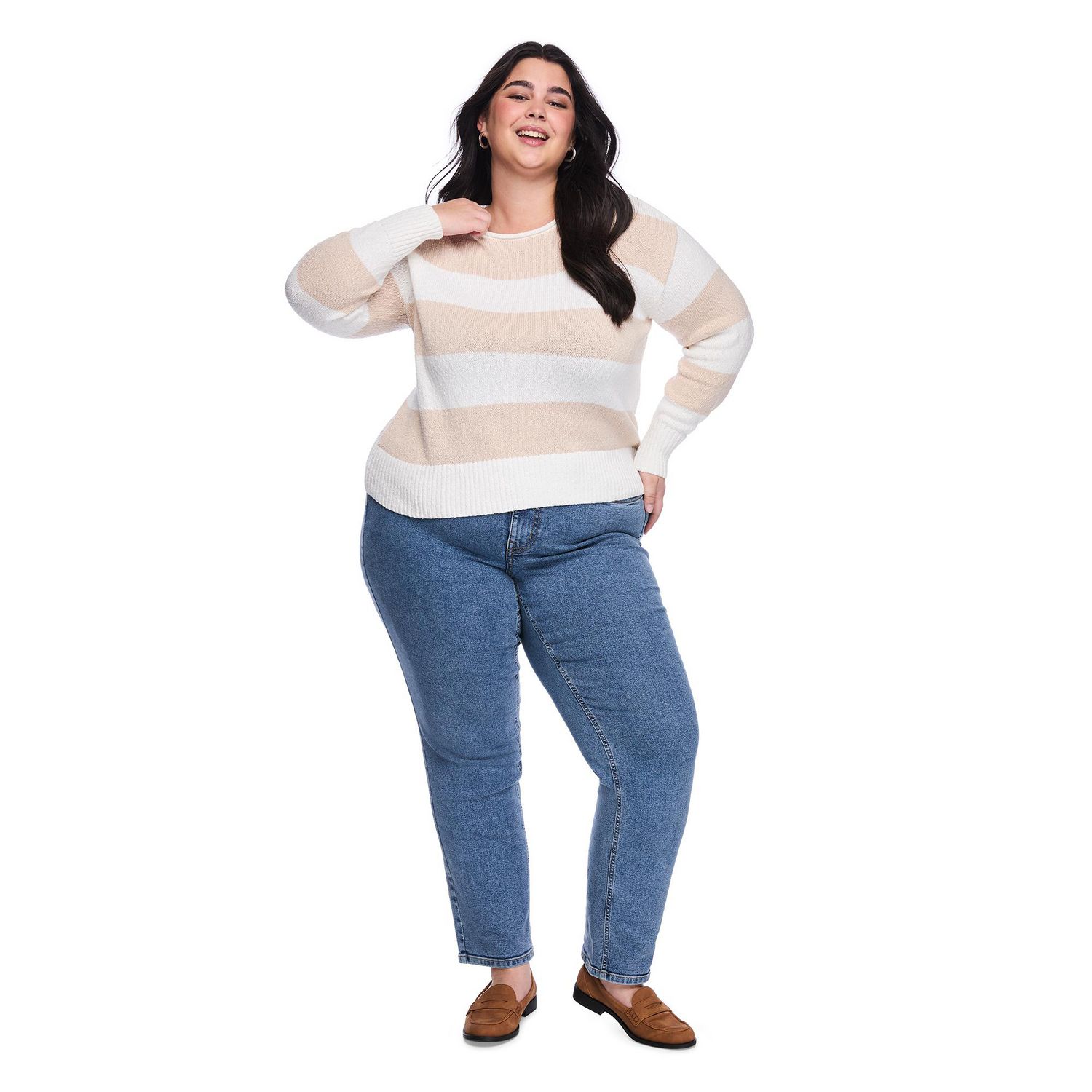 Chandail à encolure ronde Lane Bryant Plus pour femmes