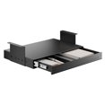 thumbnail image 1 of Desky Ultra Slim Under Desk Drawer - Book Gap / Black, 1 of 10