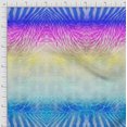 thumbnail image 2 of Soimoi Poly Georgette Fabric Tribal Panel Printed Craft Fabric by The Yard 42 Inch Wide, 2 of 3