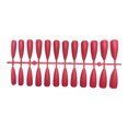 thumbnail image 1 of Nail Enhancement Tablets Chic Dot Design Not Susceptible to Allergies Frosted Texture Fake Fingernail Charming Manicure Tips JM-17Rose Red, 1 of 7