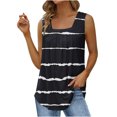 thumbnail image 5 of Birdeem T-Shirt Sans Manches Mode Femme Col Carré Confortable Ample Blouse Décontractée, 5 of 5