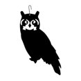 thumbnail image 1 of Village Wrought Iron HOS-224 Owl Silhouette Decoration, 1 of 1