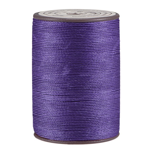 Unique Bargains Thin Waxed Thread 93 Yards 0.65mm Polyester String Cord for Machine Sewing Hand Quilting Weaving, Medium Purple