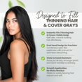 thumbnail image 3 of Herbishh Black Hair Root Touch up Pen, Instant Gray Coverage & Thin Hair Cover up, Concealer for Hairlines, Water Resistant & Semi Permanent Smudge Proof Hair Color, Washable,0.68 fl. Oz, 3 of 5