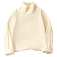 thumbnail image 1 of MeetoTime Haut à Demi-Col Roulé en Coton pour Bébé Manches Longues Couleur Unie Automne Hiver pour Garçons Filles, 1 of 4